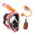 ARIA QR+ Snorkeling mask-Snorkeling Masks-wetsuit, diver, sharkskin, snorkeling gear, watersports equipment, diving fins, snorkeling mask, ocean reef, Garmin G1