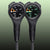 Complete Pressure Gauge Night Vision with Miflex Hose-Instruments-Atomic regulators, sharkskin, 浮潛, snorkeling equipment, water recreation, Scuba BCD, dive computers, Garmin G1, G1 solar, 潛水
