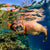 ARIA QR+ Snorkeling mask-Snorkeling Masks-wetsuit, diver, sharkskin, snorkeling gear, watersports equipment, diving fins, snorkeling mask, ocean reef, Garmin G1